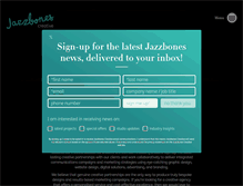 Tablet Screenshot of jazzbones.co.uk